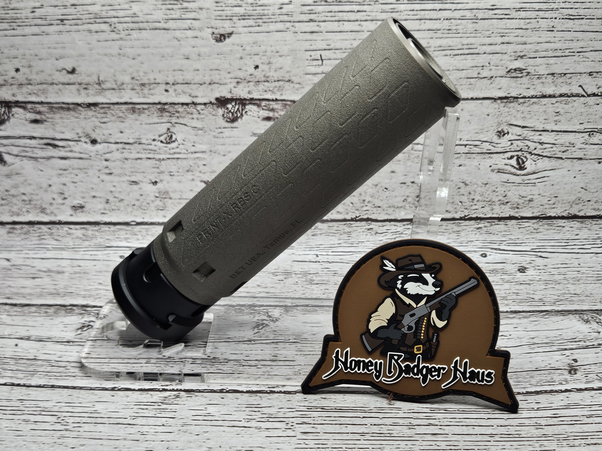 B&T SQD 9MM Suppressor Compact SD-123378-US PRINT-X TITANIUM